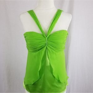NWT Robin Naylor 100% silk halter top